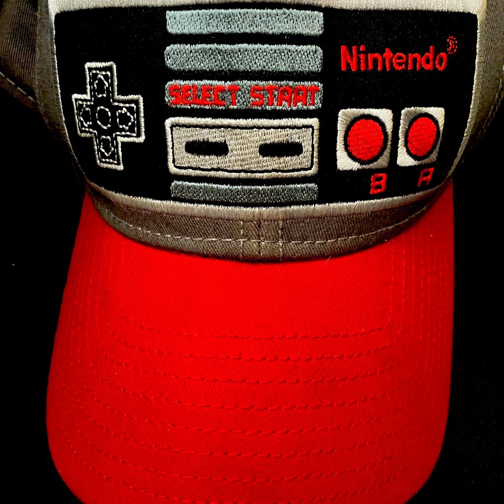Nintendo Classic Controller video game  Hat baseball trucker gamer retro vintage